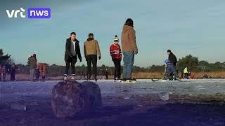 Schaatsen en sleeën onder stralende winterzon: \