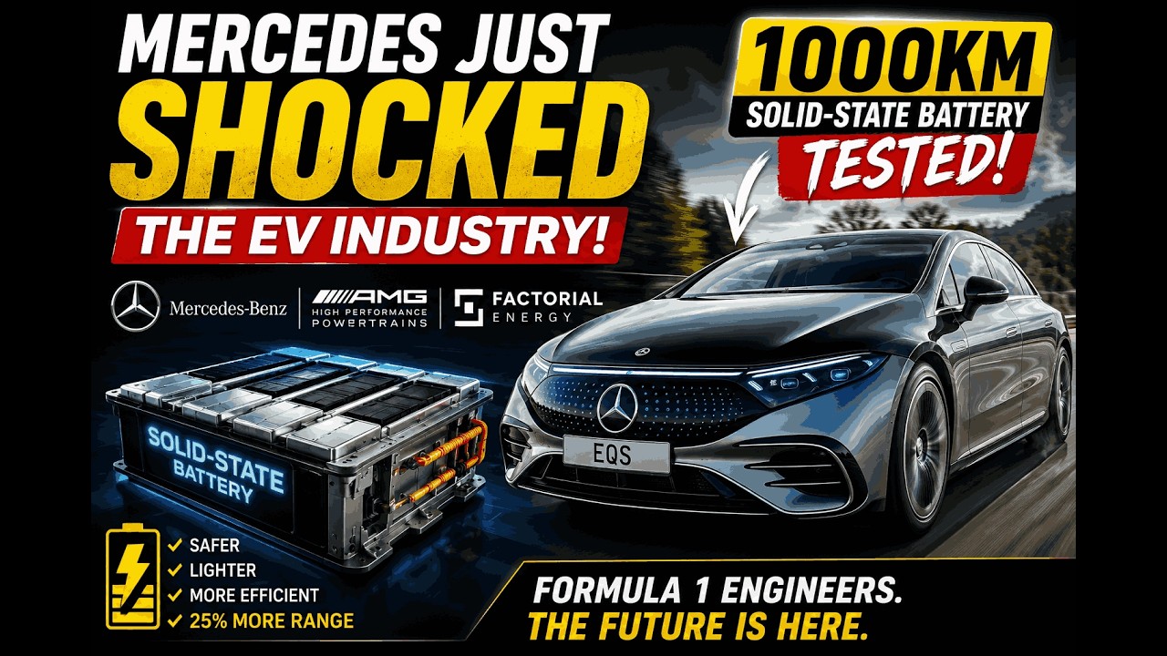 Sleduj Mercedes Just SHOCKED the EV Industry! ⚡ 1000KM Solid-State Battery TESTED na YouTube Sleduj Mercedes Just SHOCKED the EV Industry! ⚡ 1000KM Solid-State Battery TESTED na YouTube