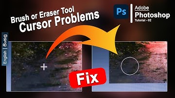 How to fix Brush or Eraser Tool Cursor Problem? | Simply | Adobe Photoshop Tutorial 02 | Pix Focus