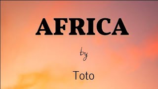 Africa s  Toto