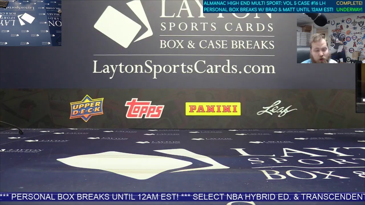 Layton Sports Cards Live! YouTube