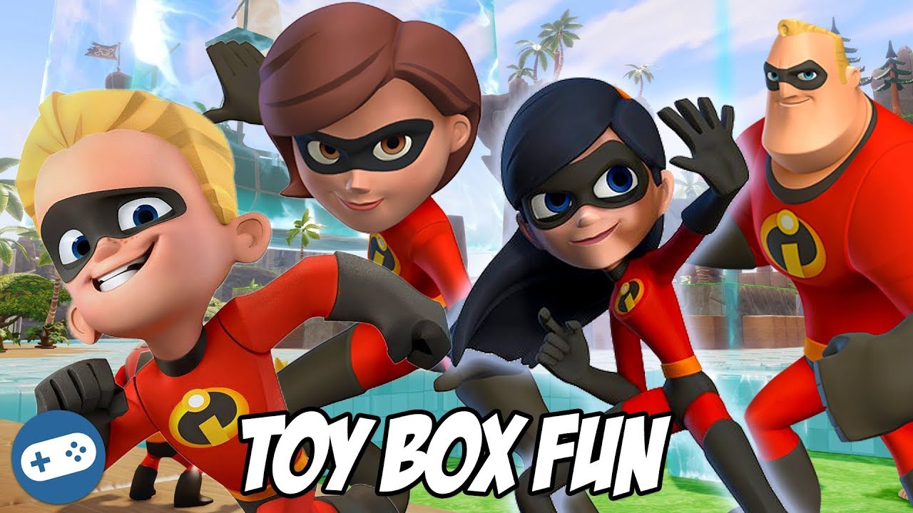 The Incredibles Disney Infinity 3.0 Toy Box Fun Gameplay Part 3 YouTube