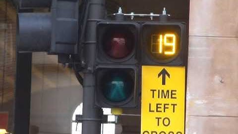 First ever use of the Pedestrian Countdown Timer