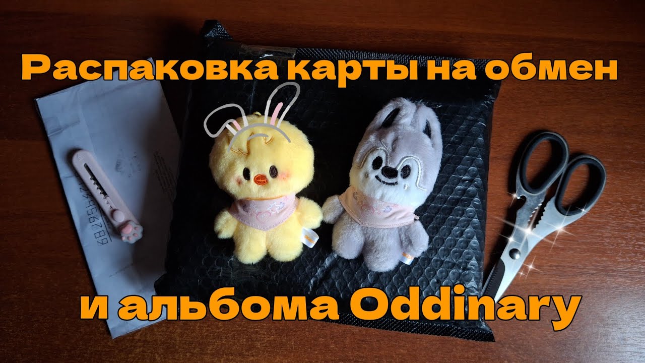 #3 ☆ Распаковка карты на обмен и альбома Oddinary ☆ Stray Kids
