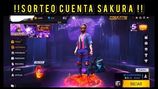 SORTEO CUENTA SAKURA 🐯 🔥PICANTES🔥🔞 FREE FIRE EPICO