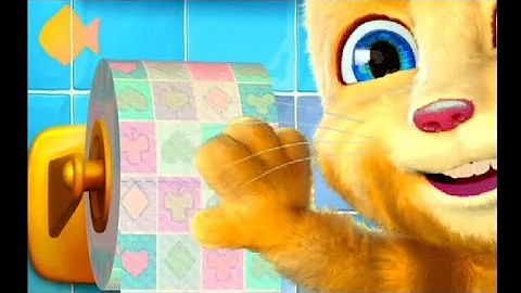 Video 10790731: talking ginger funny cat, talking ginger game