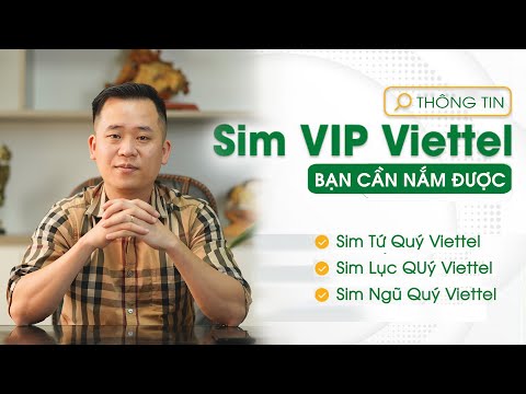 Video Giới thiệu về dòng SIM VIP Viettel, Những lưu ý khi... - youtube