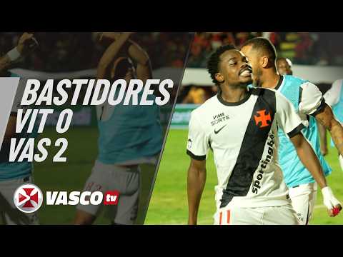 Vasco vence o Vitória por 2 a 0 e os bastidores da vitória são revelados pela VascoTV