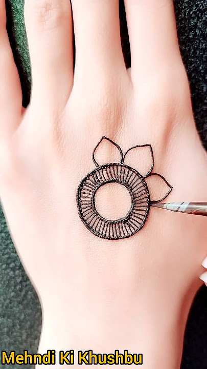 Flower tikki mehndi design ❤️ | Henna designs | #henna #shorts