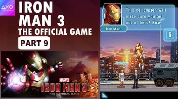 Iron-Man saves Pepper Potts & President | Iron Man 3 | Java Game Part - 9