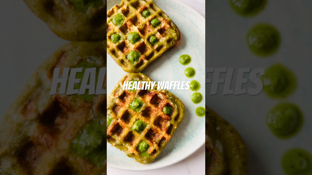 Healthy lentil waffles 🧇 