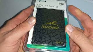 Unboxing SSD APACER AS340 240Gb Panther #laptop - YouTube