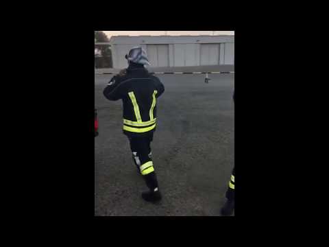 Kuwait oil company firefighter