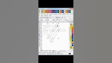 diamond shape G logo design in Coreldraw| #coreldraw #viral