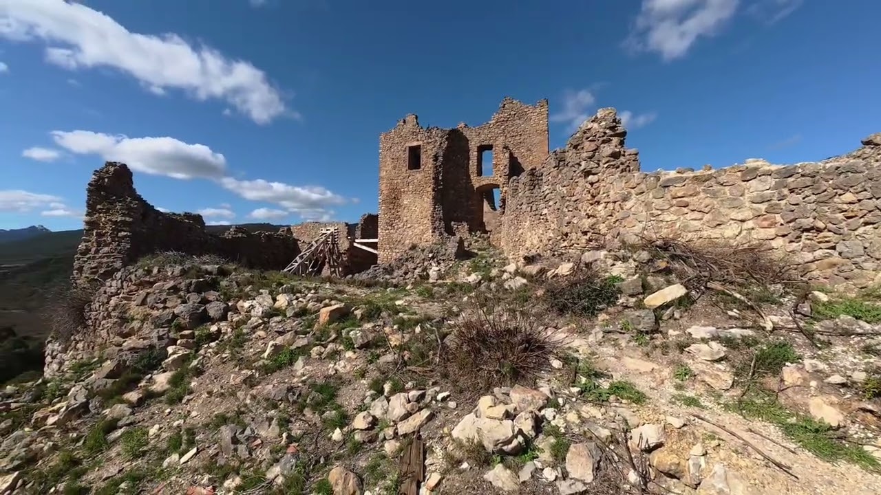 Chateau de padern, Padern, France. 