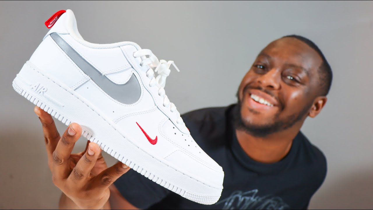 Nike Air Force 1 Low Cut Out 'Reflective Swoosh White Blue' FB8971