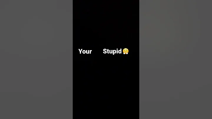 Your not stupid