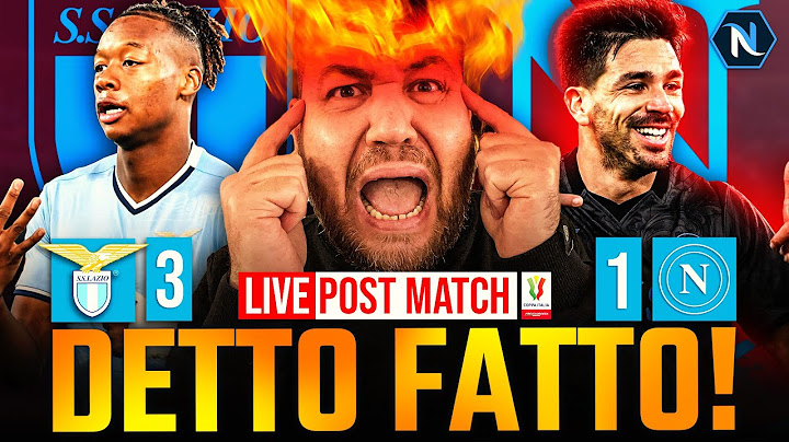 🔴 #lazio #napoli 3 - 1 #postpartita #coppaitalia ⚽ #live