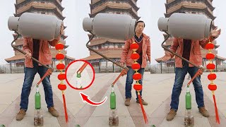 💥🔥Balance A Giant Gas Can On Top Of A Beer Bottle&China's No. 1 Balance Master