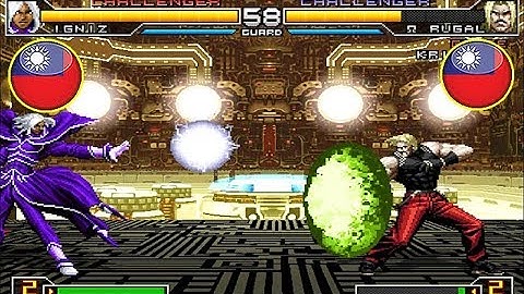 KOF 2002 UM - BOSS -  利尔德将军   VS   威武大哥—龟王