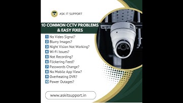 10 Common CCTV Problems and How to Fix Them