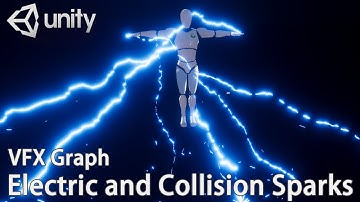 Unity VFX Graph：Skinned Mesh Electric and Collision Sparks