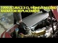 How To Replace a Radiator 1999 Acura 2.3 CL/Accord -EricTheCarGuy