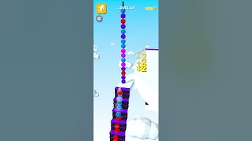 Stack Rider Game | #level27 | Satisfying Gameplay Walk-through #shorts #gaming #stackrider