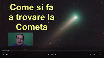 In quale direzione si vede la cometa?