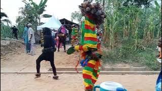 Ntok Odidio Masquerade from Awa Iman, ONNA LGA