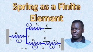 2. LINEAR SPRING AS A FINITE ELEMENT//MATRIX ANALYSIS OF STRUCTURES (Lec. 02-ECE 2408)