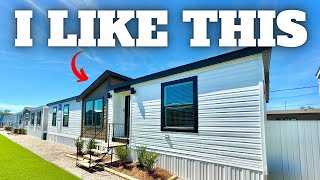 YES! Modern/trendy touches throughout this BRAND NEW mobile home! Prefab House Tour