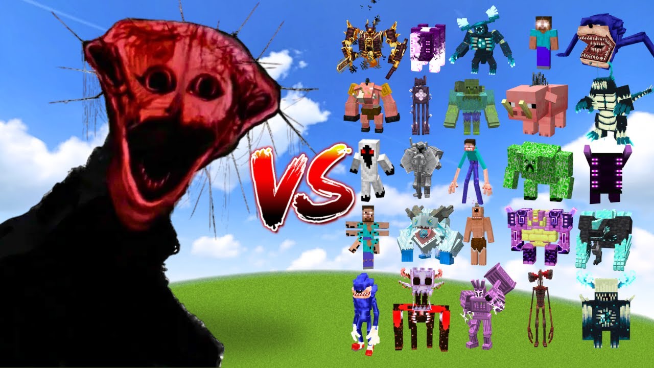 PHEN-228 (The Boiled One) vs All Minecraft Bosses - Minecraft Mob Battle