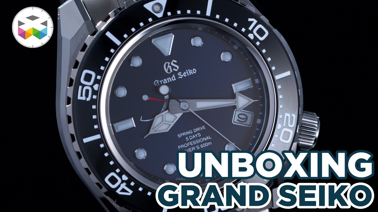 UNBOXING - Grand Seiko Professional Diver's 600M - 60th Anniversary  Timepiece - YouTube