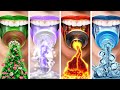 Four Elements: Fire, Water, Air and Earth - Ice Princess vs Fire Princess by La La Life Gold