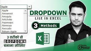 how to create dropbox in excel | excel me dropdown list kaise banate hai