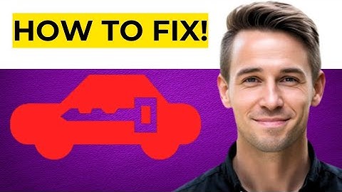 Rode auto met sleutelsymbool op het Nissan-dashboard | Wat het betekent en hoe het te repareren