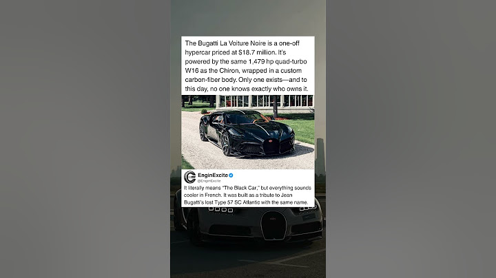 Nobody Knows Who Owns This $18 Million Bugatti #automobile #cartok #bugatti