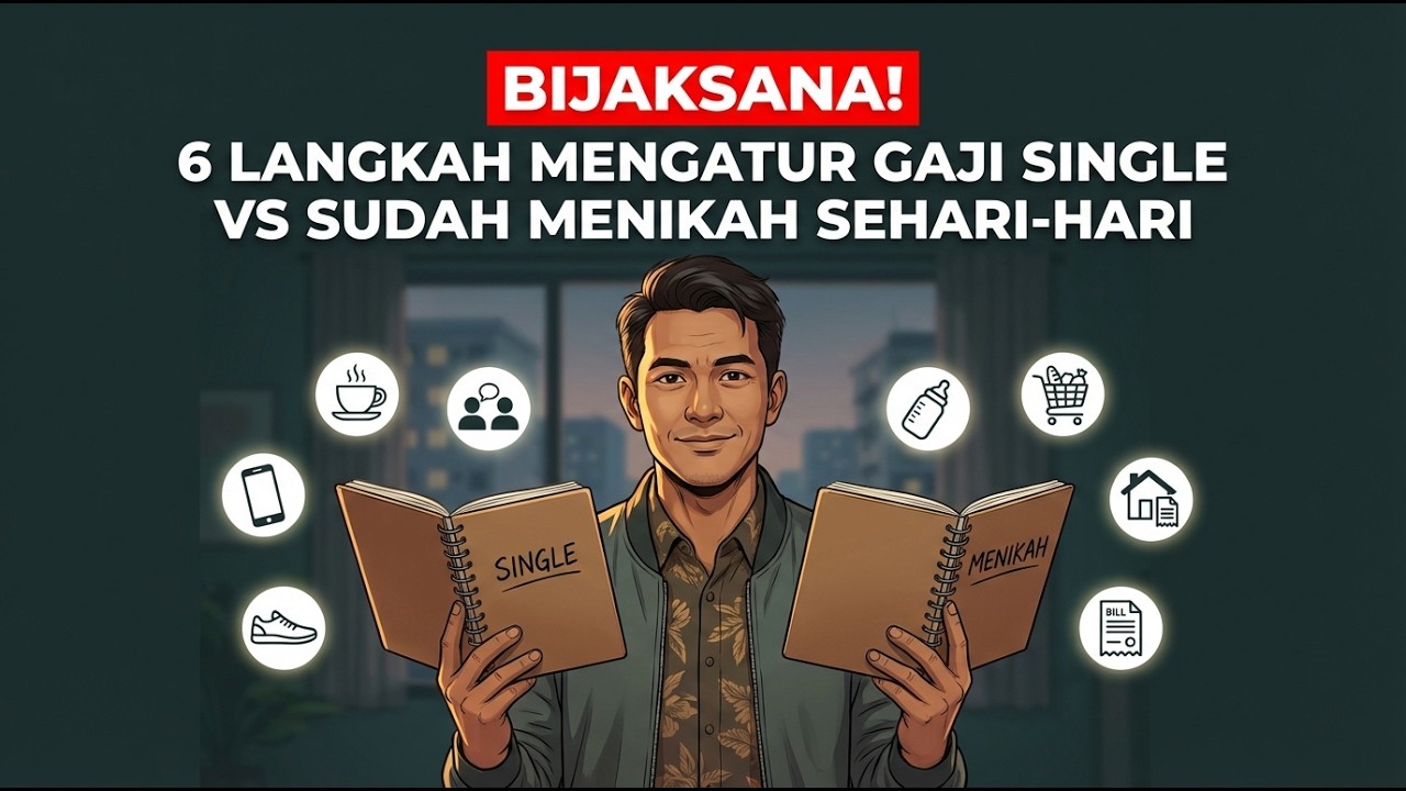 6 LANGKAH MENGATUR GAJI SINGLE VS SUDAH MENIKAH (BEDANYA JAUH!)