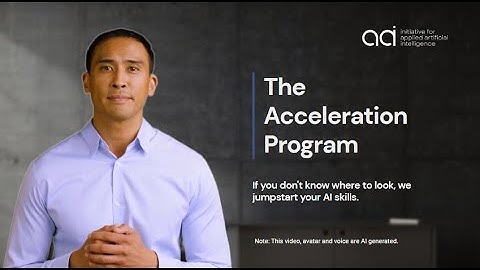The acceleration program from appliedAI