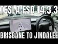 Tesla Model Y L FSD Supervised 14.3.3 | Brisbane City to DFO Jindalee
