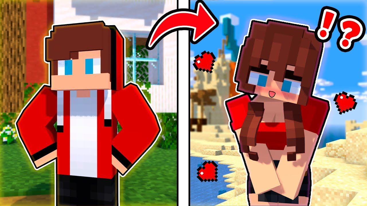 MAIZEN: JJ is a GIRL?!  - Minecraft Animation JJ & Mikey