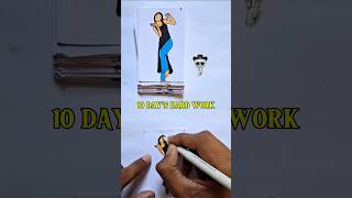 Flipbook dance by Hawa Hawa song #viral #art #drawing #shorts