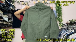 ÁO KHOÁC HÈ, SƠ MI, POLO VIP HIỆU BBR TOMMY POLORAP HAZZY BAO SHIP TOÀN QUỐC C11-C61 17/06