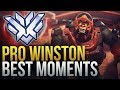 BEST PRO WINSTON MOMENTS - Overwatch Montage