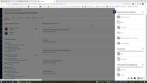 Blackboard Ultra Course View - Short Navigation Tutorial