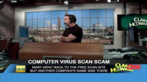 Computer virus scan scam