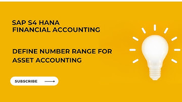 SAP FI-Configuration | Define Number Range for Asset Accounting | Transaction Code OBA7