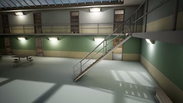 Low Poly Prison - Unreal Engine