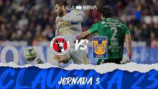 Empate entre Xolos y Tigres | Resumen Xolos vs Tigres| Liga BBVA MX | Clausura 2023 - Jornada 3